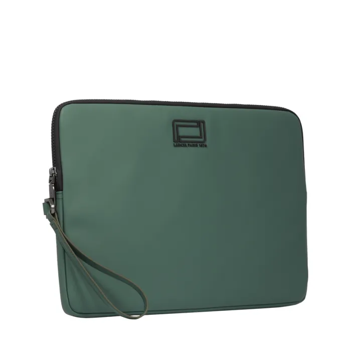 14 Computer Zipped Pouch Dark Jade Men Lancel Business Bags