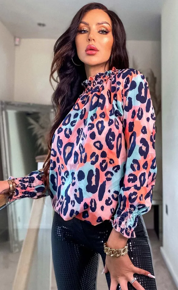 Abigail Dusty Pink High Neck Top Women Missfiga Tops Abigail Dusty Pink High Neck Top Women Missfiga Tops