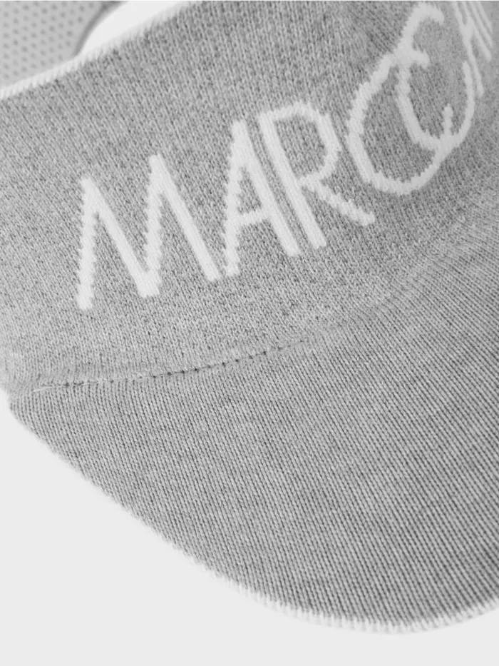 Accessoires Damen Marc Cain Visor Cap Aus Technischem Strick Grey