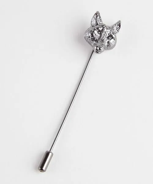 Accessories and Jewellery Fox Pin Pewter 8211 Joebrowns Apparel