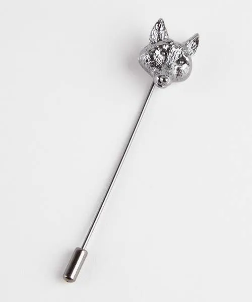 Accessories and Jewellery Fox Pin Pewter 8211 Joebrowns Apparel
