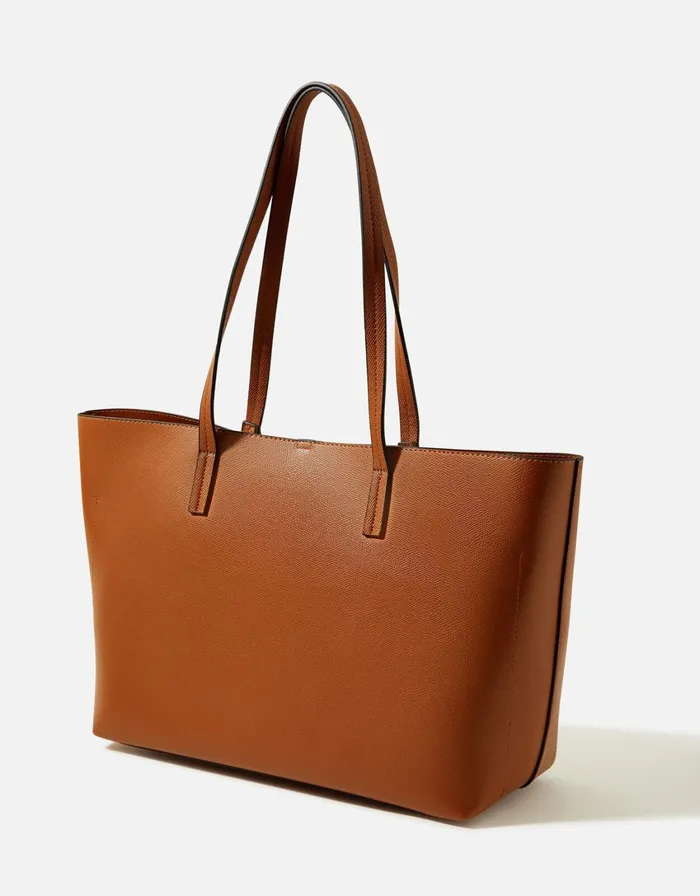 Accessorize Alivia Tote Bag Tan Tan Women Tote and Shopper Bags