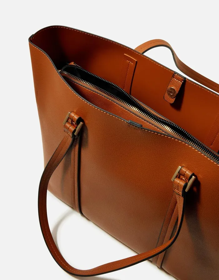 Accessorize Alivia Tote Bag Tan Tan Women Tote and Shopper Bags
