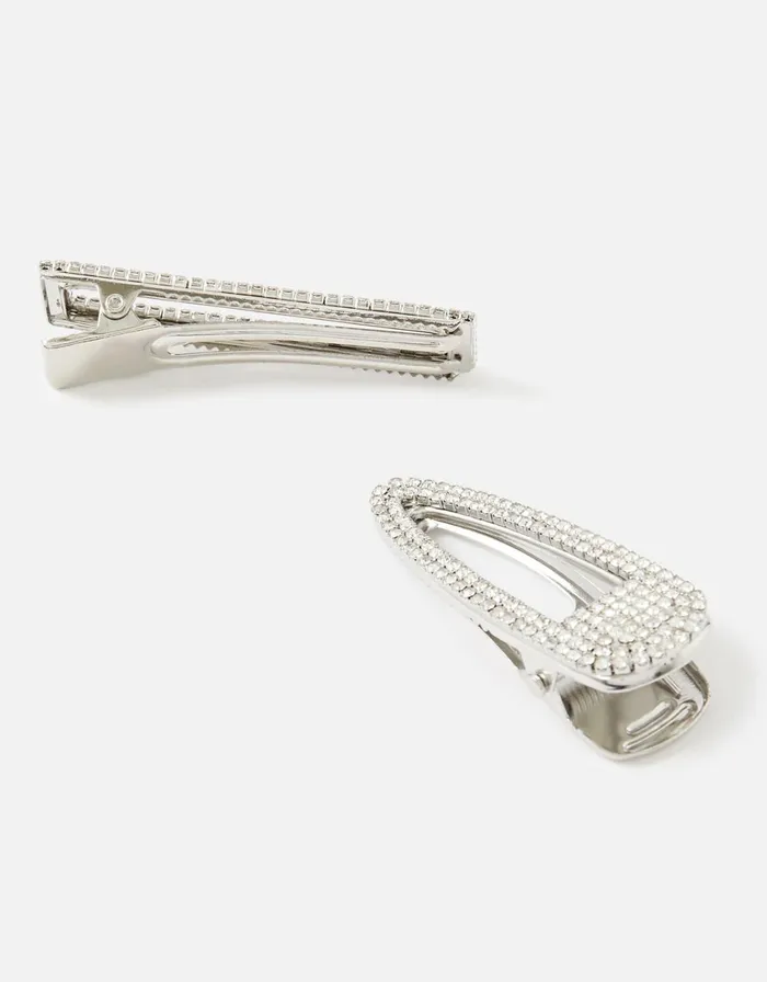 Accessorize BRIDAL Diamante Hair Clips Women Hair Accessories