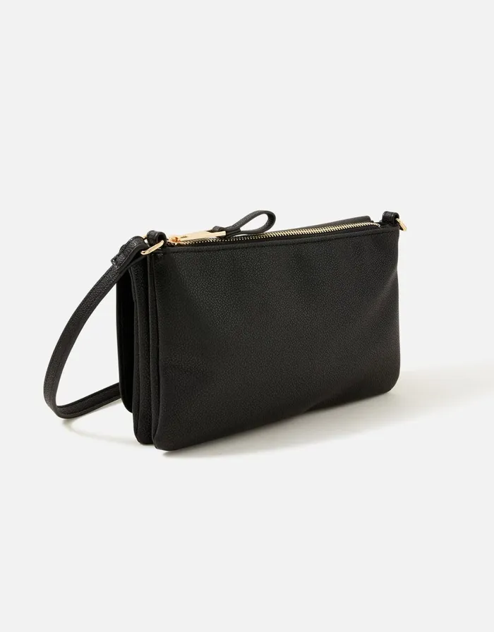 Accessorize Callie CrossBody Bag Black Black Women CrossBody Bags