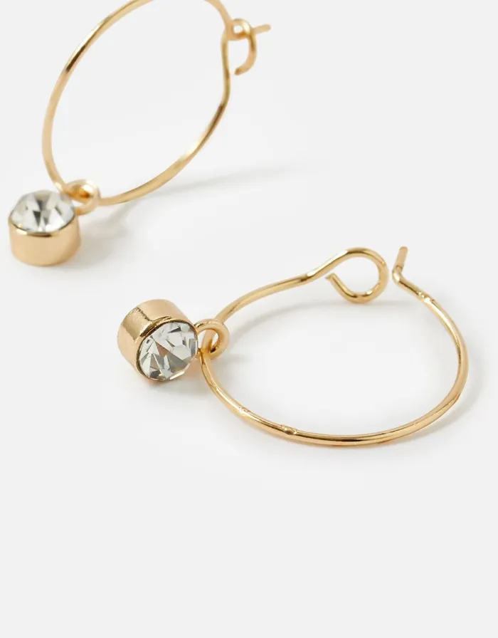 Accessorize Charm Hoop Earrings Multipack Women Earrings