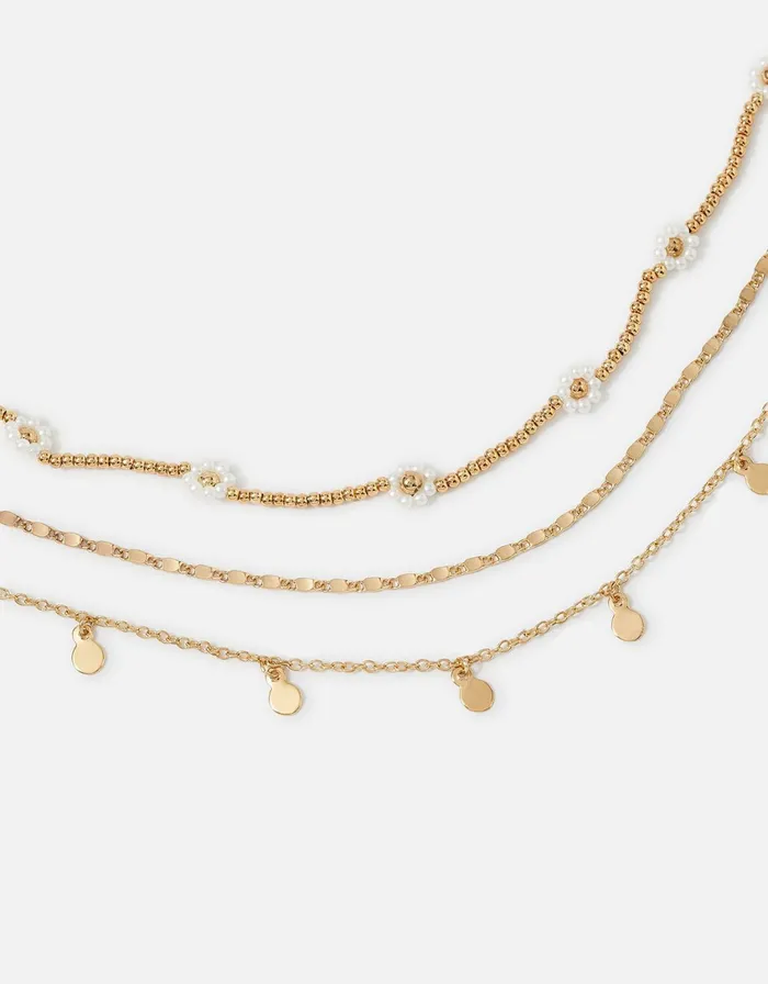 Accessorize Daisy Chain Layered Anklet Women Anklets