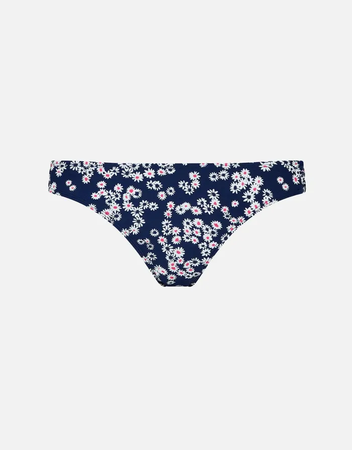 Accessorize Daisy Print Bikini Bottoms Blue Navy Women Bikinis