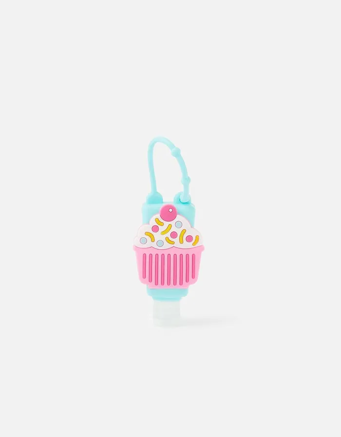 Accessorize Girls Cupcake Hand Sanitiser Keyring Girls Accessories