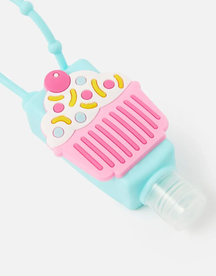 Accessorize Girls Cupcake Hand Sanitiser Keyring Girls Accessories