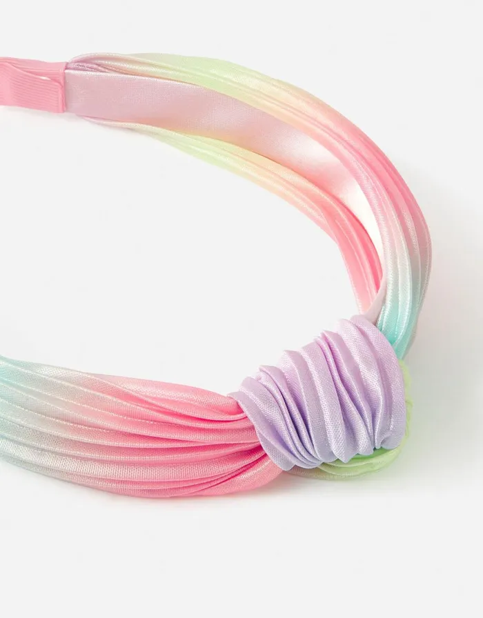 Accessorize Girls Ombre Tie Knot Headband Girls Hair Accessories