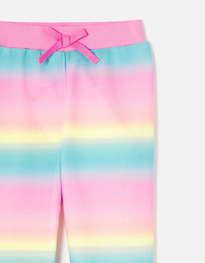 Accessorize Girls Rainbow Ombre Joggers Multi Brightsmulti Girls Sportswear
