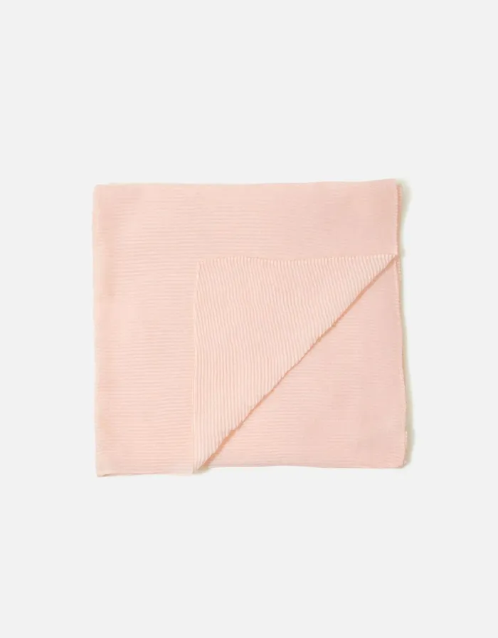 Accessorize Glitter Pleat Scarf Pink Pale Pink Women Scarves
