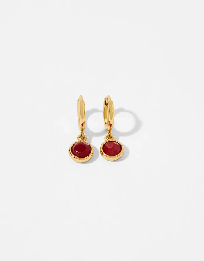 Accessorize GoldPlated Birthstone Earrings 8211 January Women Earrings