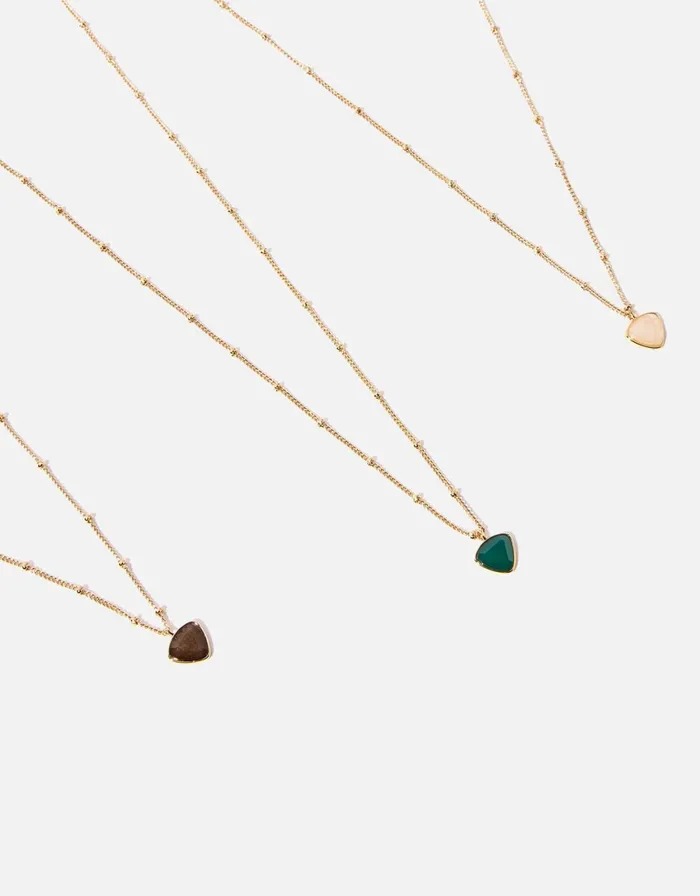 Accessorize GoldPlated Birthstone Necklace Gold Gold Women Necklaces