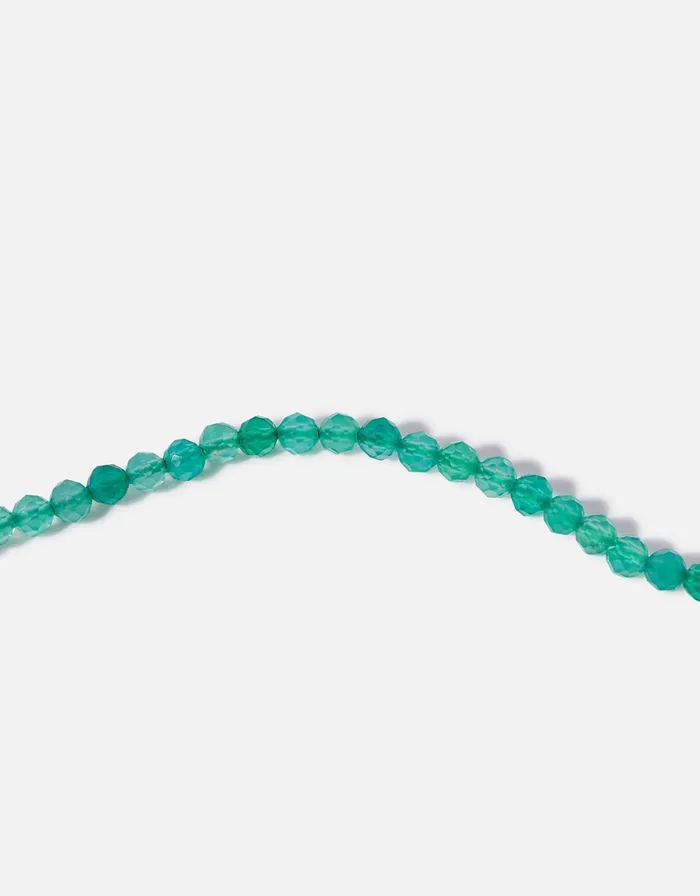 Accessorize Healing Stone Aventurine Beaded Slider Bracelet Women Bracelets