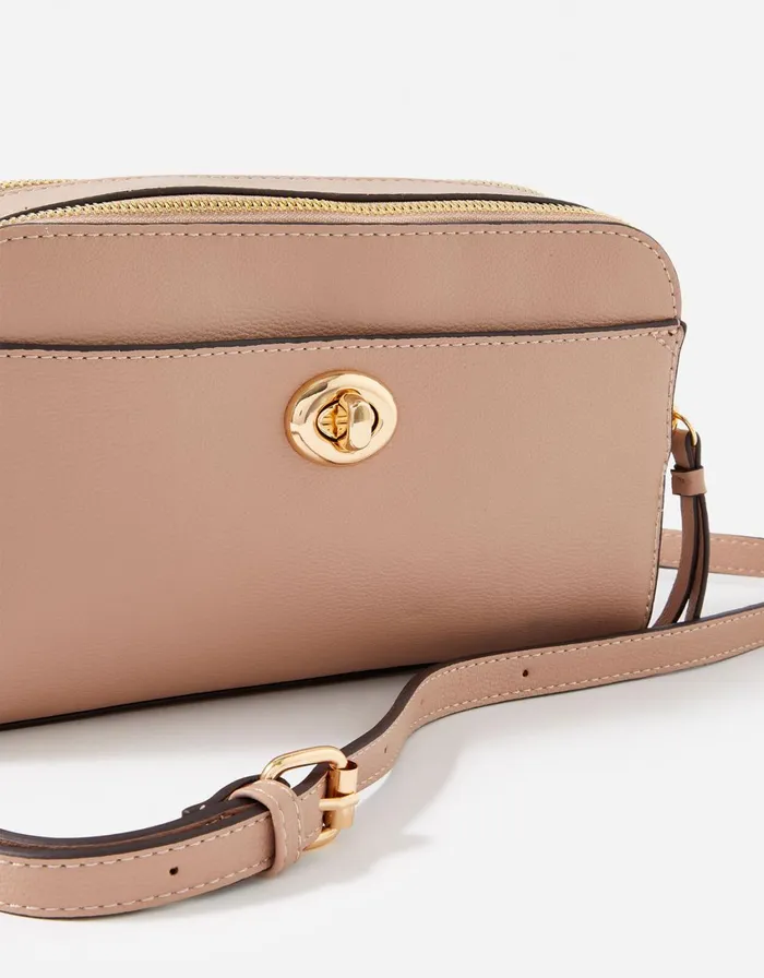 Accessorize Leona Lock CrossBody Bag Nude Nude Women CrossBody Bags