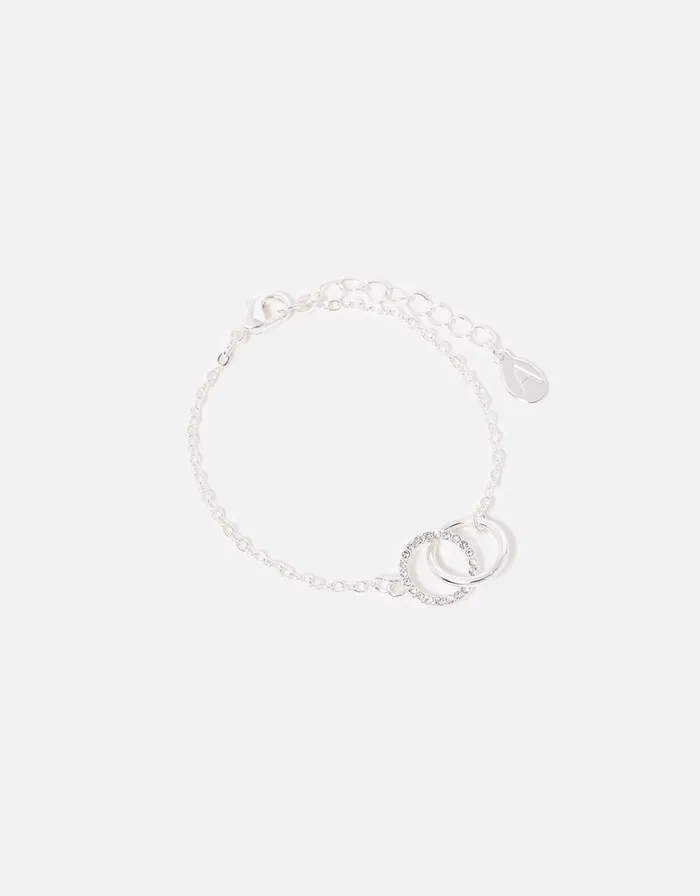 Accessorize Linked Circles Bracelet Women Bracelets