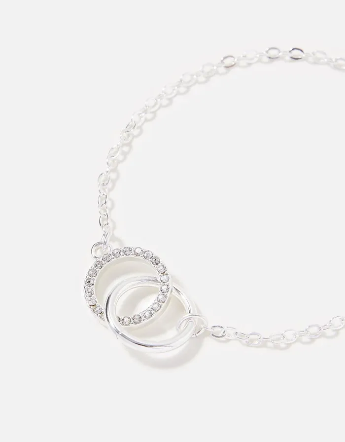 Accessorize Linked Circles Bracelet Women Bracelets