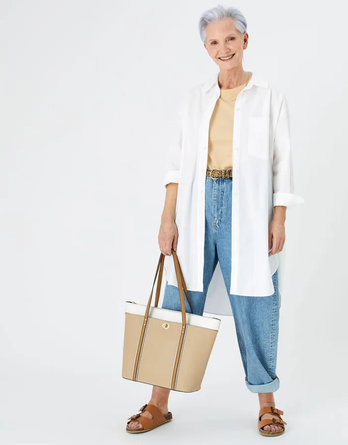Accessorize Maddox Tote Bag Women Vegan Bags Backpacks and Purses