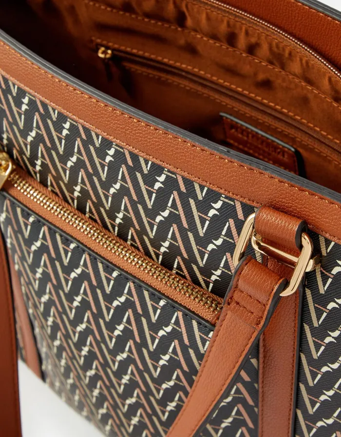 Accessorize Mika Monogram Tote Women Vegan Bags Backpacks and Purses