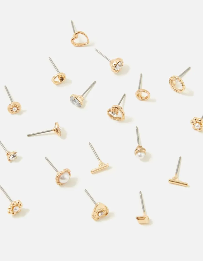 Accessorize Pearl Stud Multipack Women Earrings