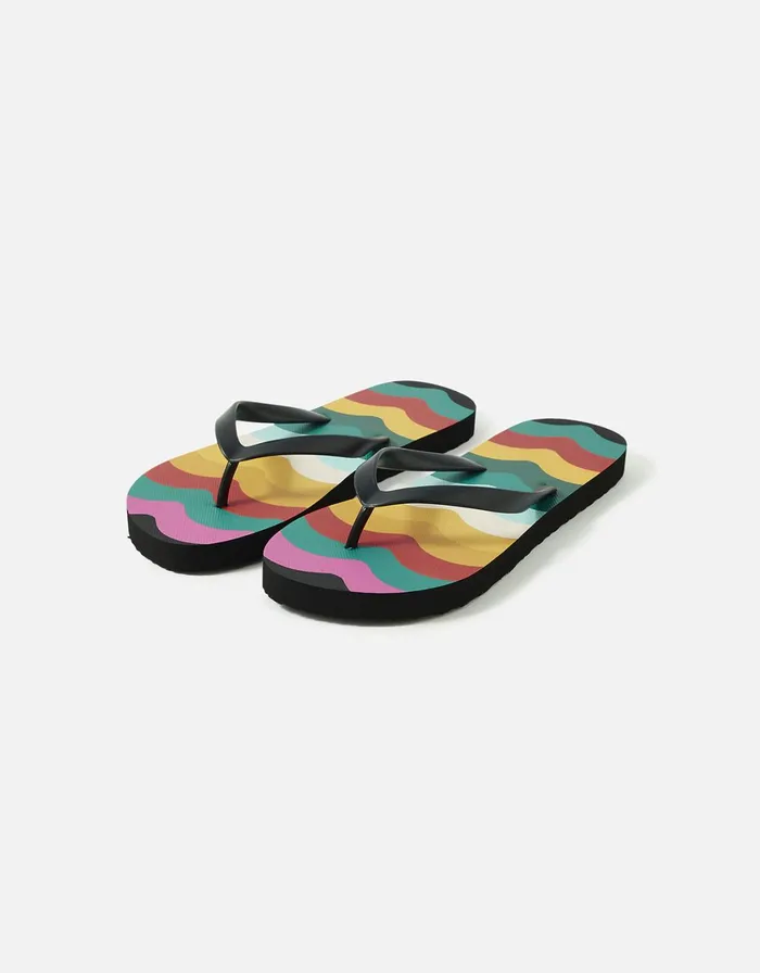 Accessorize Rainbow Wave Eva Flip Flops Multi Brightsmulti Women Sandals and Flip Flops