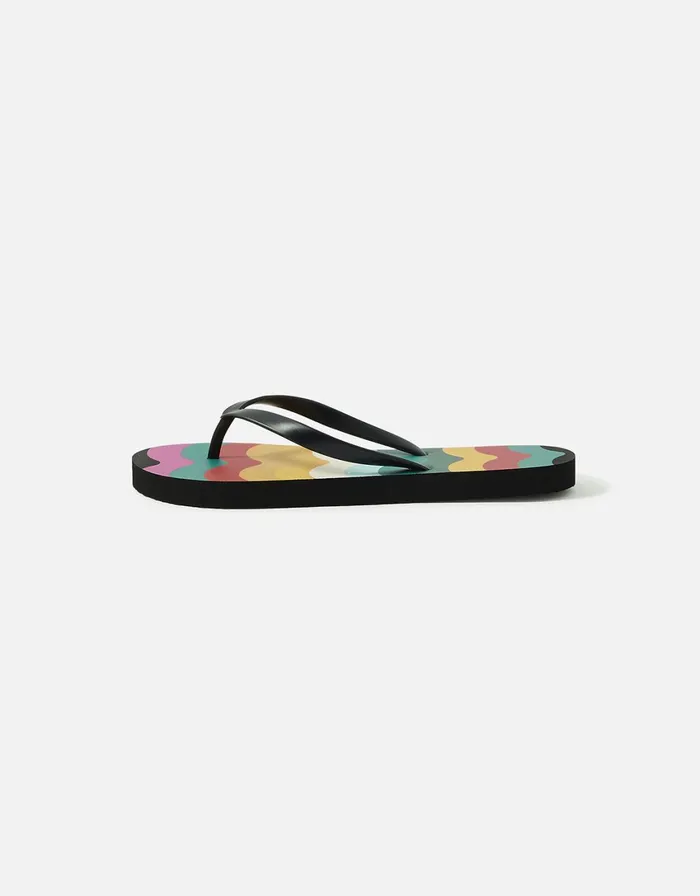 Accessorize Rainbow Wave Eva Flip Flops Multi Brightsmulti Women Sandals and Flip Flops