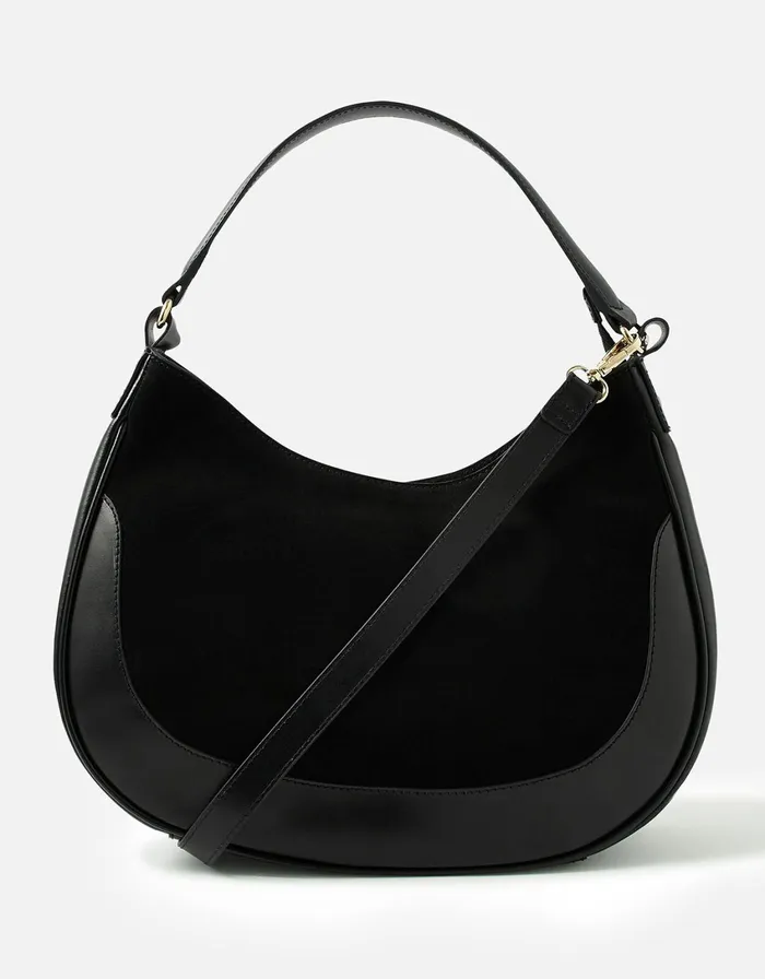 Accessorize Scoop Leather Shoulder Bag Women Leather Bags