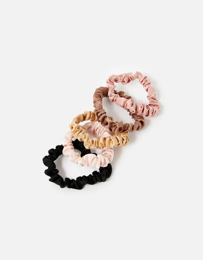 Accessorize Scrunchie Multipack In Pure Silk Women Hair Accessories