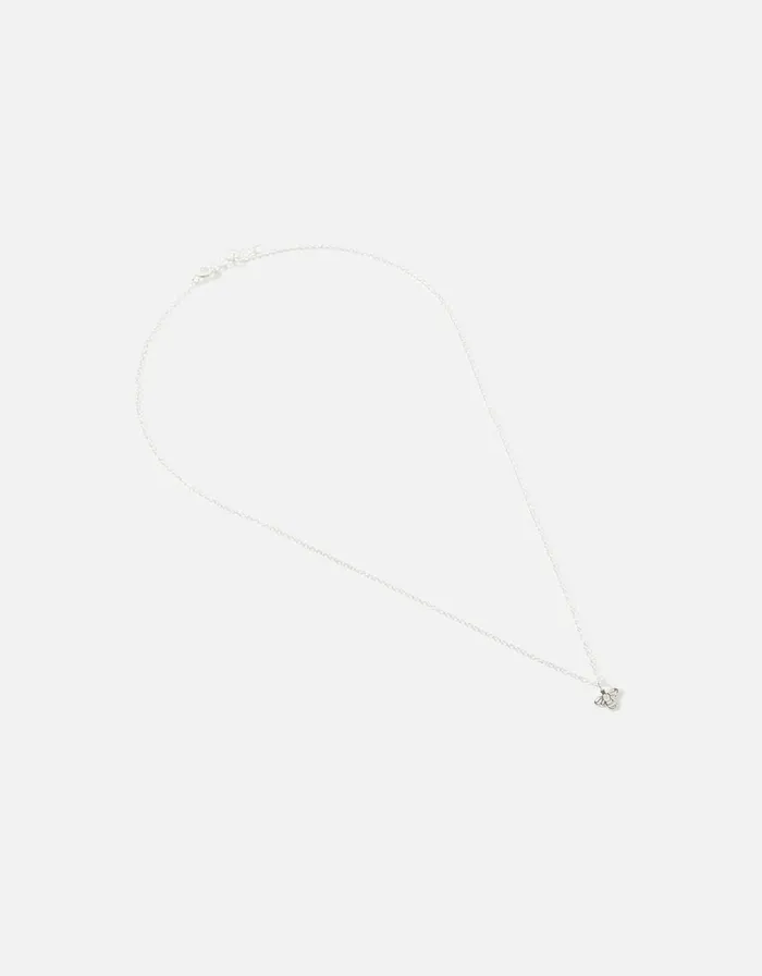 Accessorize Sterling Silver CutOut Bee Pendant Necklace Women Necklaces
