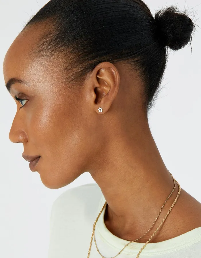 Accessorize Sterling Silver Rigid Ear Cuff Women Earrings