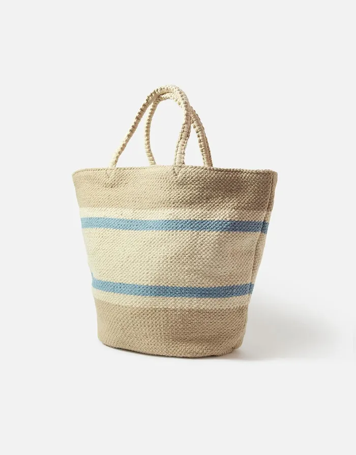Accessorize Stripe Handheld Bag Women Beach Bags