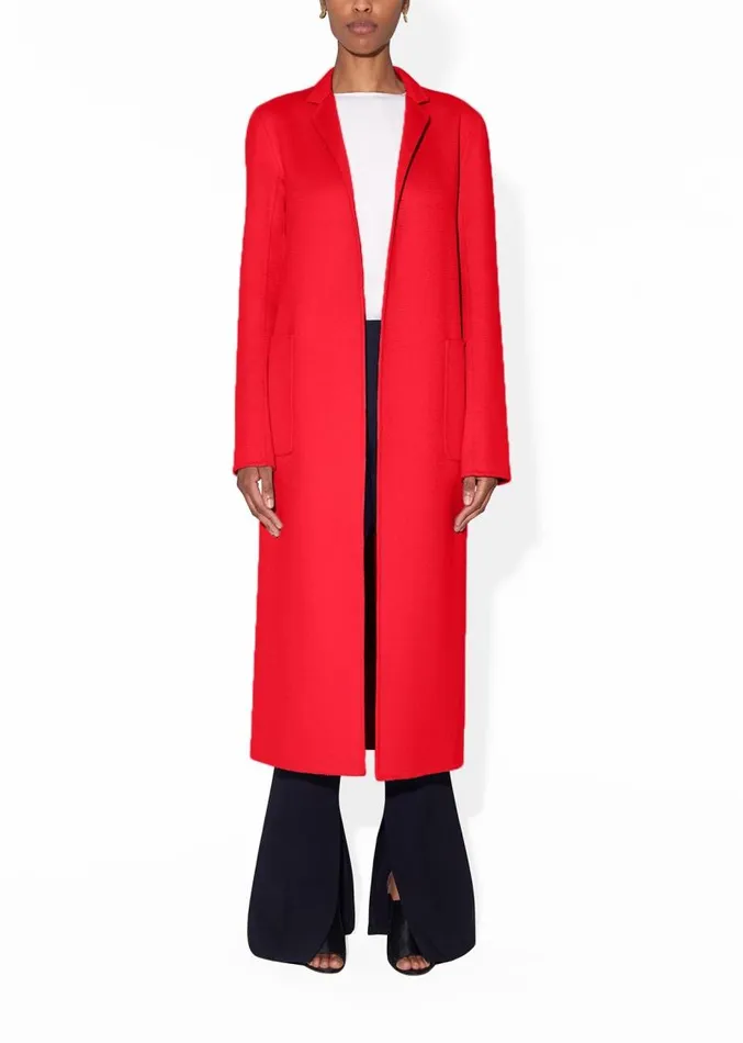 Adam Lippes Jackets and Coats Menwear Coat In Zibelline Cashmere Red 8211 Women