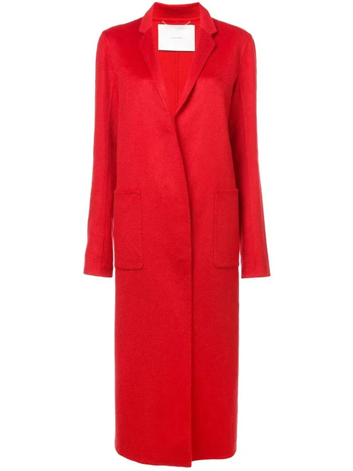 Adam Lippes Jackets and Coats Menwear Coat In Zibelline Cashmere Red 8211 Women