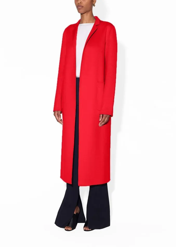 Adam Lippes Jackets and Coats Menwear Coat In Zibelline Cashmere Red 8211 Women