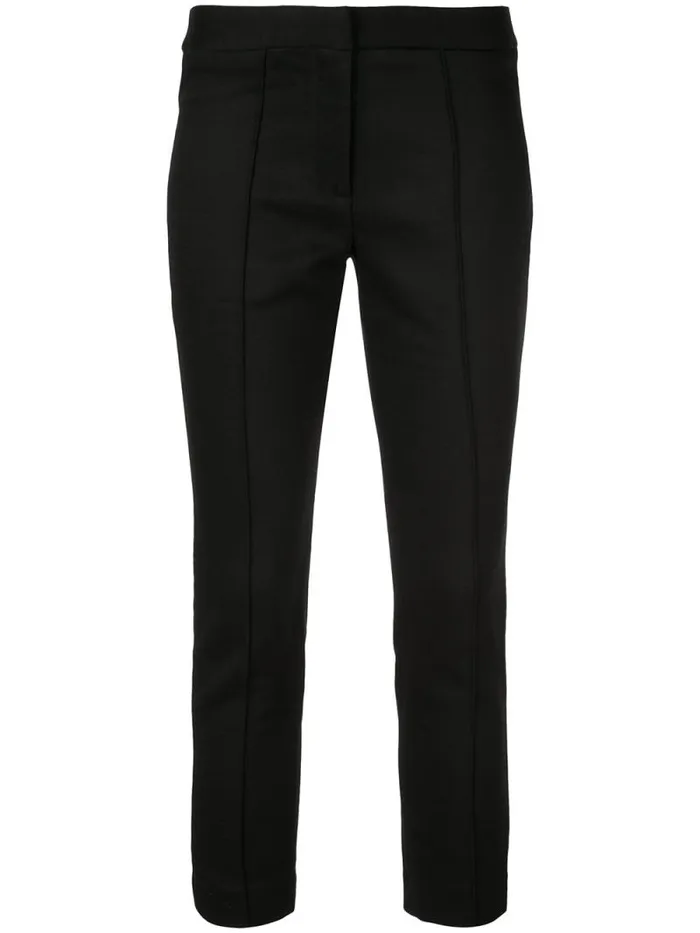 Adam Lippes Pants Cigarette Pant In Double Face Wool Black 8211 Women