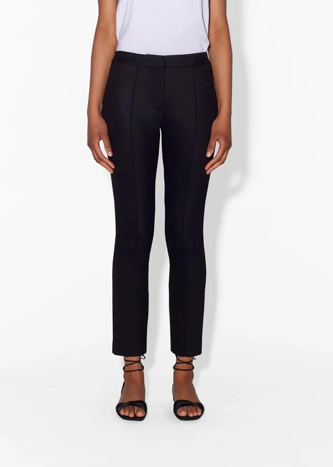Adam Lippes Pants Cigarette Pant In Double Face Wool Black 8211 Women