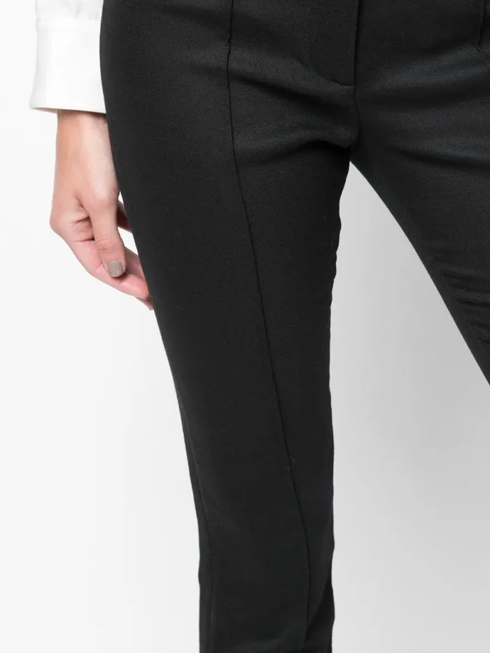 Adam Lippes Pants Cigarette Pant In Double Face Wool Black 8211 Women