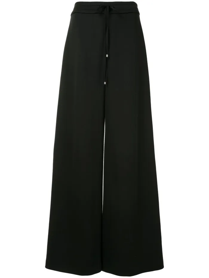 Adam Lippes Pants WideLeg Lounge Pant In Luxe Jersey Black 8211 Women