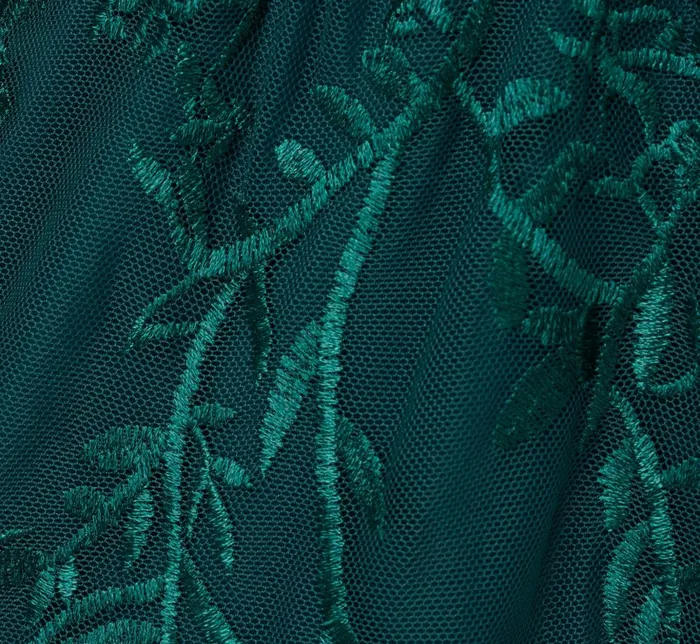 Adrianna Papell Day Dresses Embroidered Lace Maxi Dress In Hunter 8211 Women