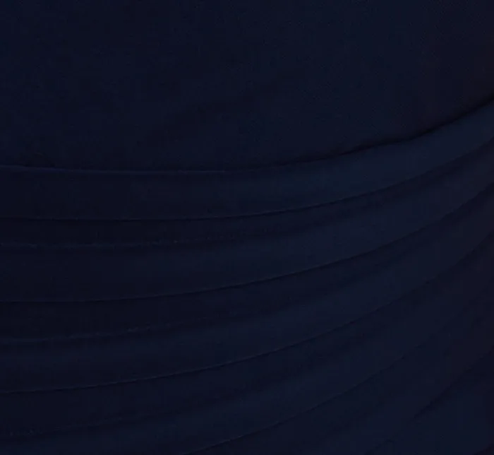 Adrianna Papell Day Dresses Plus Size Cowl Neck Jersey Dress With Banded Skirt In Midnight 8211 Women