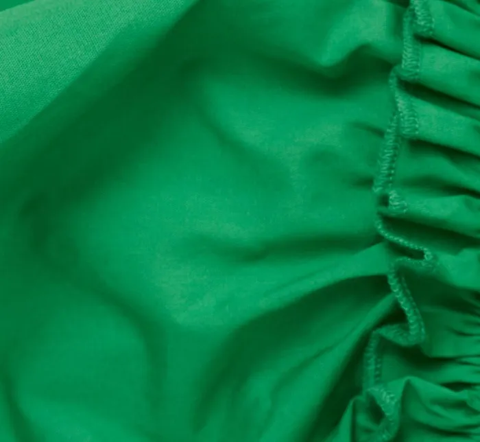 Adrianna Papell Day Dresses Ruffled Maxi Dress With Shirred Details In Green 8211 Women