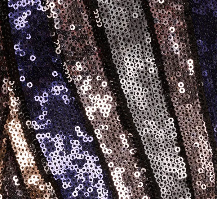Adrianna Papell Formal Dresses One Shoulder Abstract Sequin Gown In Black Multi 8211 Women
