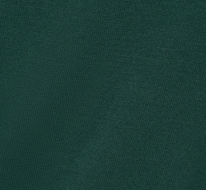 Adrianna Papell Sweaters Ribbed Detail Embellished Pullover Sweater In Deep Forest 8211 Women