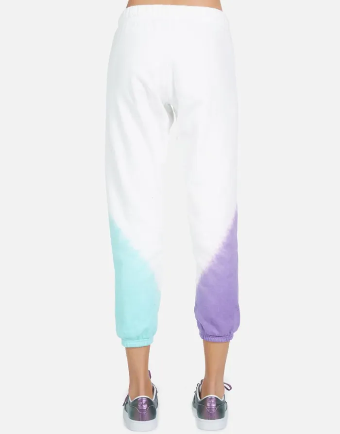 Alana Pretty Hummingbird Purpleteal Ombre Women039s Lauren Moshi Crop Sweatpants