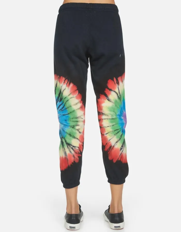 Alana Star Kiss Rainbow Burst Women039s Lauren Moshi Crop Sweatpants