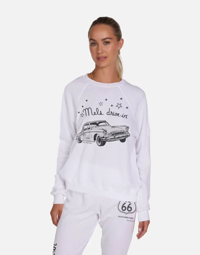 Anela Mels Route 66 White Women039s Lauren Moshi Long Sleeve