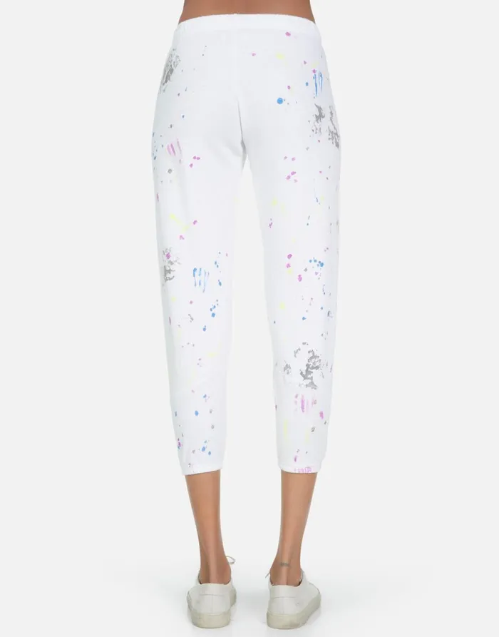 Annabelle Peace Teddy Punk Stain Women039s Lauren Moshi Crop Sweatpants