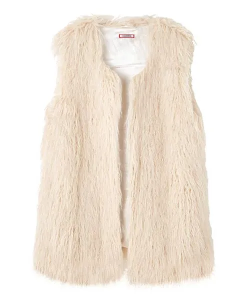 Apparel Accessories and Jewellery Joebrowns Dreaming Of Boho Shaggy Waistcoat Cream